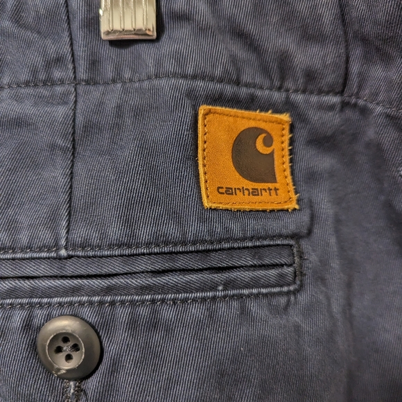 Carhartt WIP Club Pant Chinos Navy 36 x 34 - Picture 3 of 5